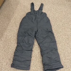 Gray Snow Bib Overalls